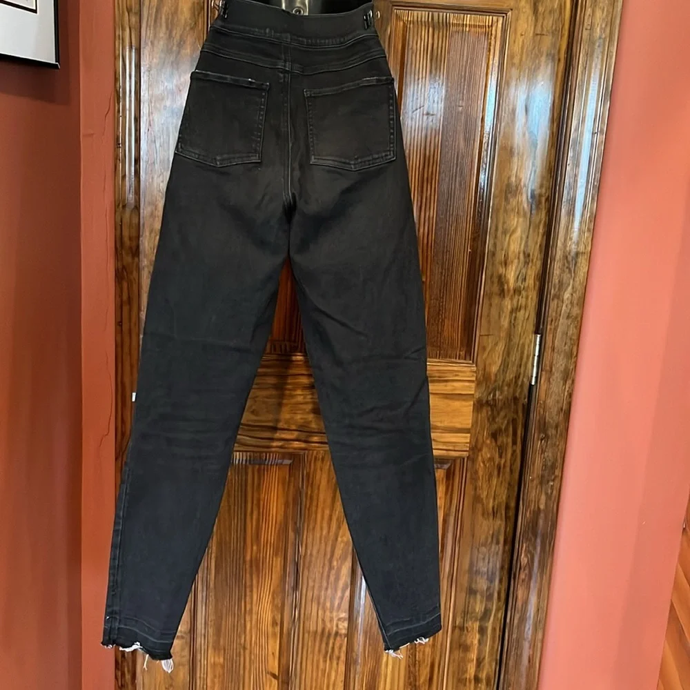 Spanx Black Distressed Jeggings - Picture 7 of 11